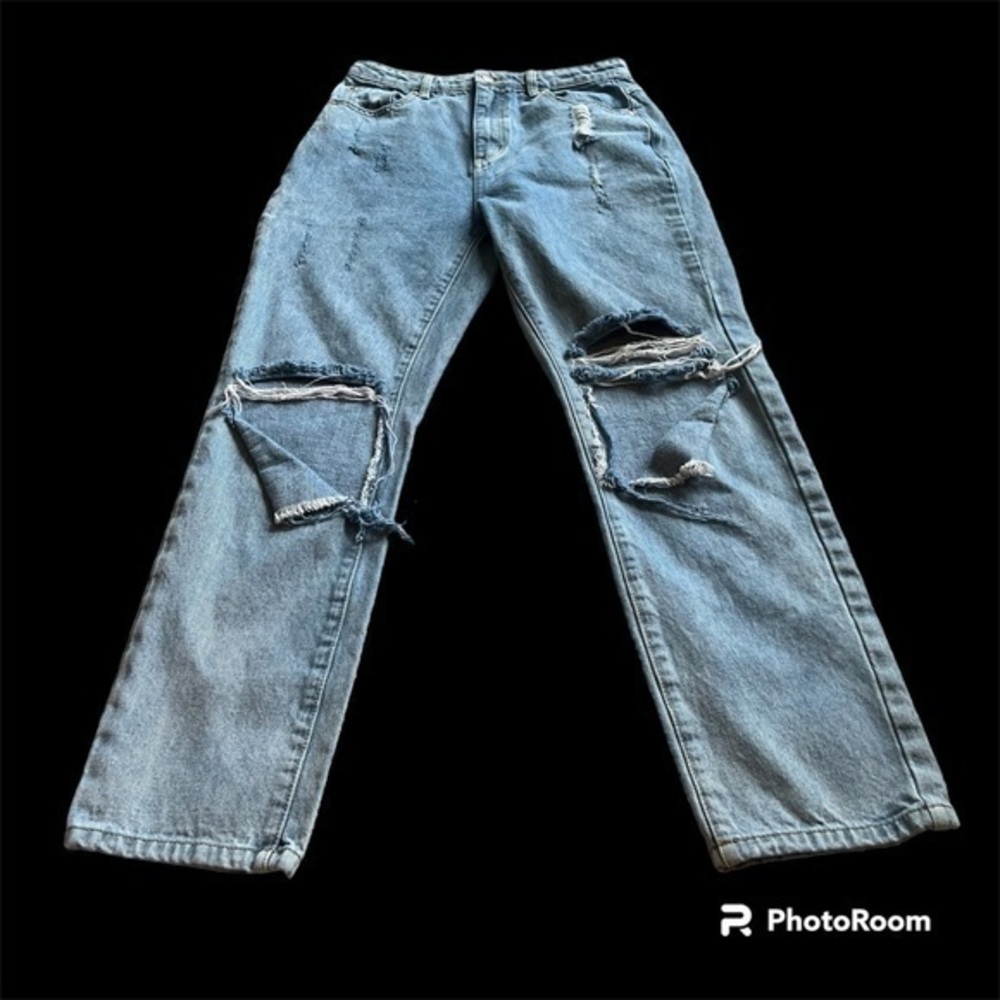 Twiin denim distressed boyfriend style jeans